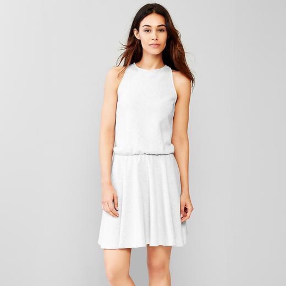 Gap Sleeveless Mini Flared Dress